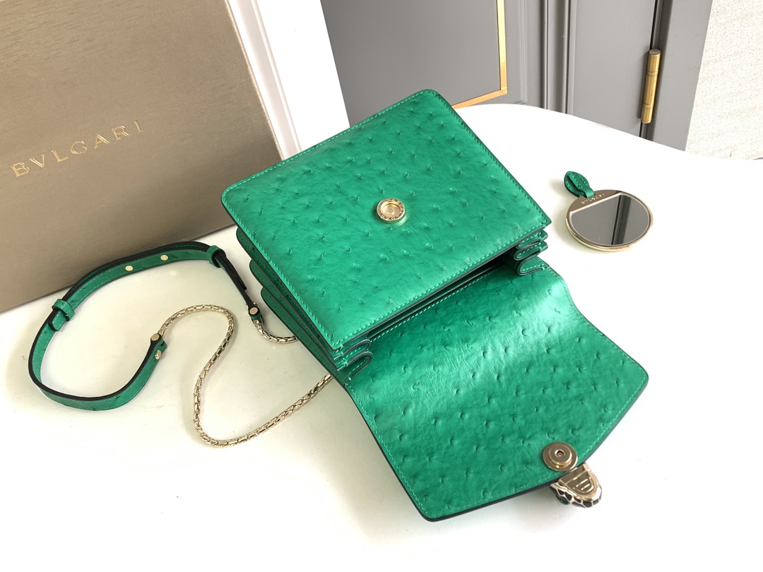 Bvlgari Serpenti Forever Mini Top Handle Green